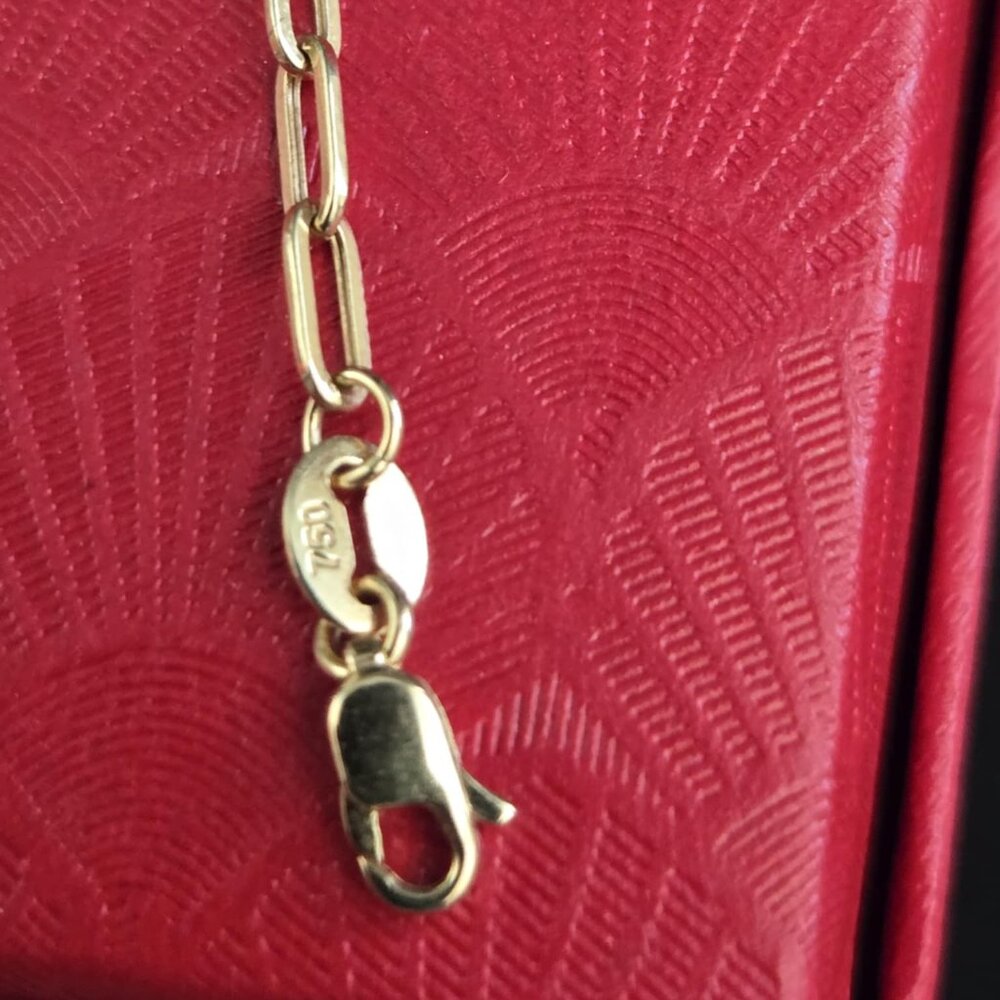 paper clip design bracelet - Picture 9 of 16